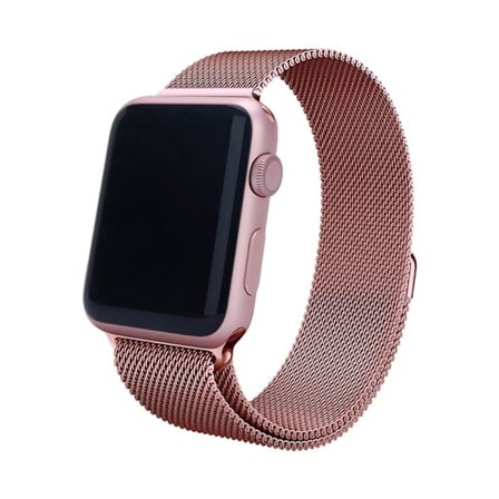 Apple Watch 9 Milanese Loop 38/40mm Roséguld 1/2/3/4/5/6/SE