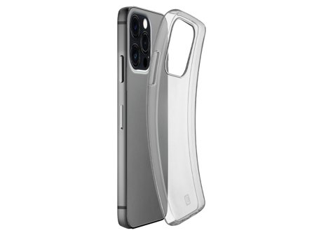 CellularLine Gummideksel iPhone 15 Pro Max - Gjennomsiktig