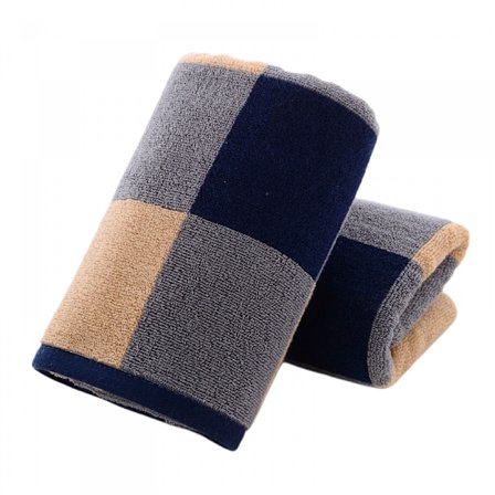 Bomullshåndkle tykkere sett håndkle voksen ansikt håndkle badehåndkle håndkle håndkle rengjøring for familiestørrelse 35 X 75 cm gul blå