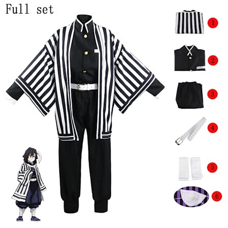 Mub- Ny design japansk anime Demon Slayer Cosplay klær Tanjirou Nezuko Zenitsu Tomioka Rengoku Cosplay kostyme