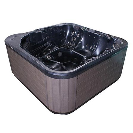Swebad Briljant Spabad 2,16 x 2,16 x 0,92 m, 1300L Pearl Shadow, Pooler & utebad