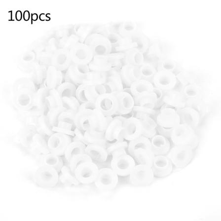 100 stk transistorskive isolerte plastavstandsskiver (TW-3)