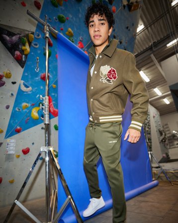 Les Deux Felipe Varsity Wool Jacket Kids Vert Vestes Garçon - Kids Brand Store