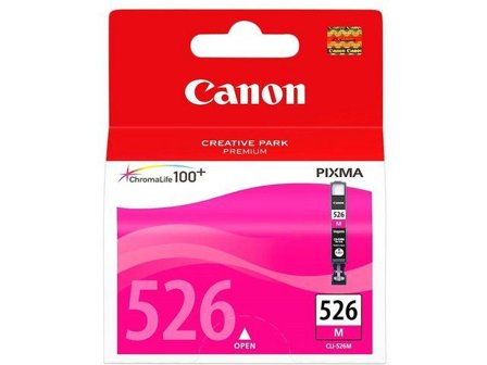 Canon CLI-526M - 9 ml - magenta - original - blekkbeholder - for PIXMA iP4950, iX6550, MG5250, MG5350, MG6150, MG6250, MG8150, MG8250, MX715, MX885,