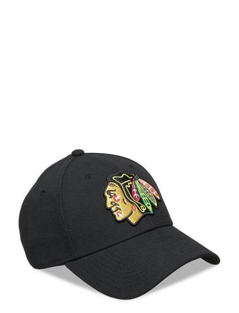 Chicago Blackhawks Primary Logo Core Velcro Strap Adjustable Black Fanatics