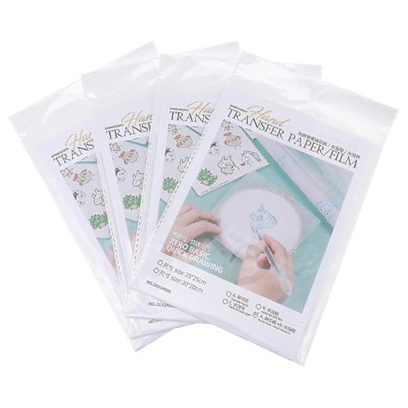16 st DIY Broderi Hjälpverktyg Överföringspapper Vattenlöslig Film Transparent Vattenlöslig Film Yo