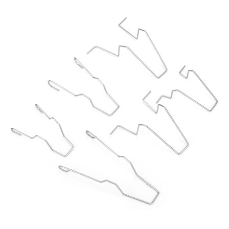 5ZHSFULLKIT 6 STK Hodelykt i stål Fjernlys nærlys Pære Fjærklemme for H1/H3/H4/H7‘-MM