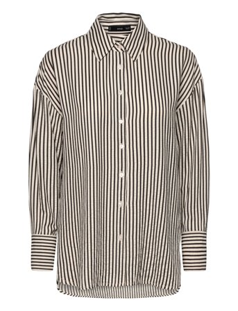 Mango | Striped Textured Shirt | XS