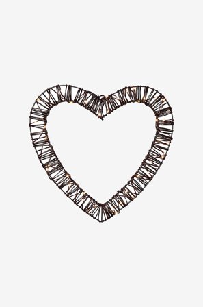 Star Trading - Utomhusdekoration Vicke Hjärta - Brun - Julpynt - Från Homeroom