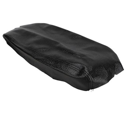 Armstöd Lock Syntetiskt Läder Mittkonsol Armstöd Box Fodral Skydd för Highlander 2008?2013 Svart (FMY)