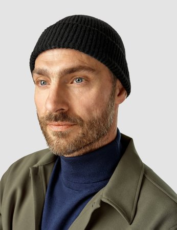 Shaping New Tomorrow - Beanie - Black - Herr - Storlek One Size