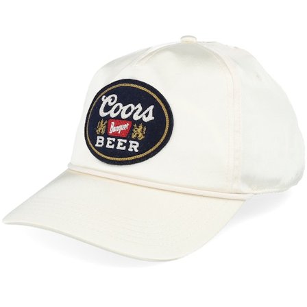 American Needle - Beige Adjustable Cap - Coors Blazer Cream A-Frame Adjustable @ Hatstore