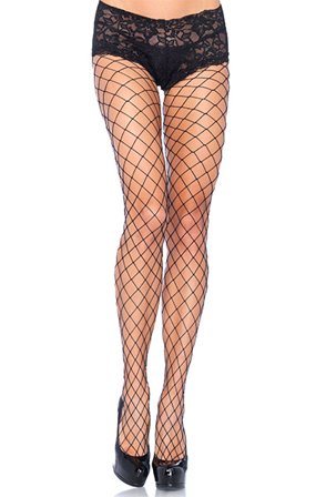 Leg Avenue Fencenet Diamond Pantyhose One Size
