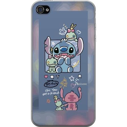 Apple iPhone 4 Gennemsigtig cover Stitch Venner