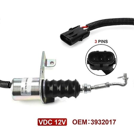 12V Brændstof Afbryder Solenoid til Deutz Start 1751ES Motor 3932017 SA-3742-12