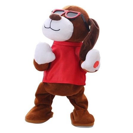 Rolig Dans Hund Plysch Interaktivt Toy Shake Swing Puppy Doll Fest Favors