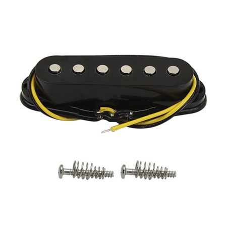 Enkelspolad pickup gitarr bridge pickuper 55 mm Alnico 5 magnet 6-7K pickuper