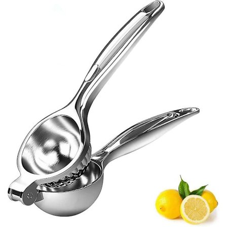 Manuel citronpresser citronpresser manuel appelsin citrongræs juicer rustfrit stål premium heavy duty metal citruspresser skål (diameter på skål 7