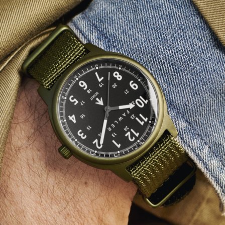 Scout | Montre militaire verte à bracelet NATO pour hommes - Montres bracelet