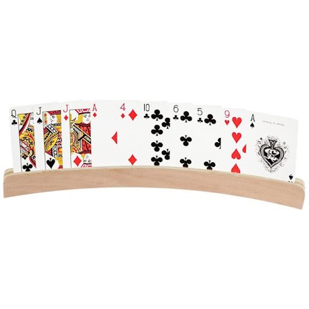 Spillekortholder i træ