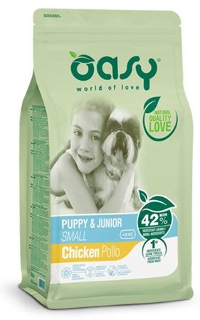 Oasy Lifestage Puppy & Junior Small Pollo Cibo Secco Per Cani 3
