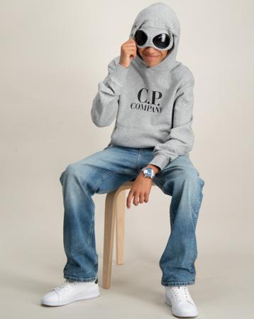 C.P. Company SWEATSHIRT W/HOOD Grijs Hoodies Jongens - Kids Brand Store