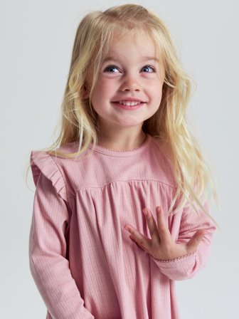 Polarn O. Pyret - Nightgown - 122|128 - Childrenswear - pink