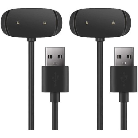 [2-pakk] Laturi yhteensopiva Amazfit Gtr 2, Gts 2 Mini, Pop Pro, Bip U, Zepp E, Zepp Z - USB-latauskaapeli 3,3 jalkaa 100 cm - Älykellolisävaruste