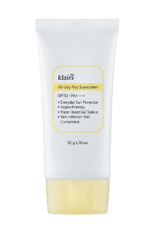 Klairs All-day Airy Sunscreen Solskydd & solvård Dam 50ML