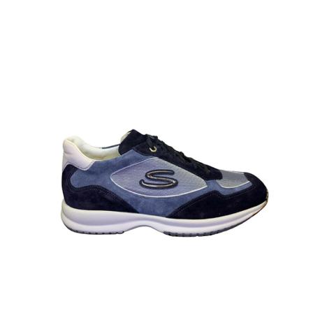 Santoni Sneakers Daytona Blå, Herre, Størrelse: 44 EU