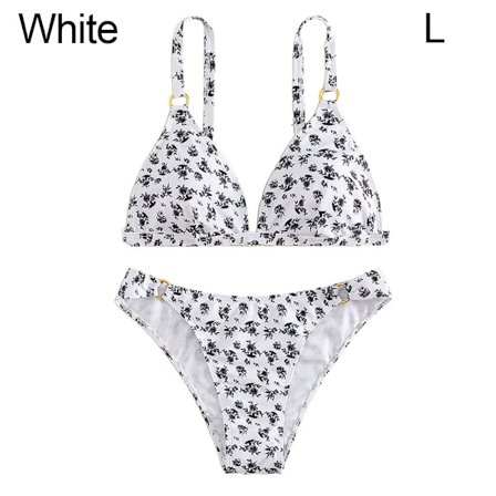 Baddräkt Split Badkläder VIT L