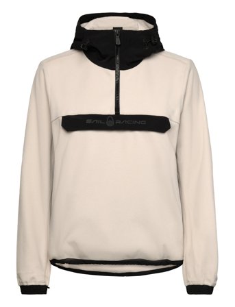 Sail Racing W Glacier Bay Fleece Anorak - Cream - XL