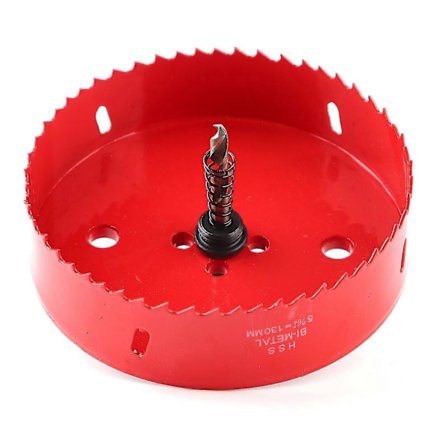 130 mm:n M42 HSS -rei'ttityökalu, alumiini- ja rautaputkille, kestävä metallileikkaustyökalu, nopea teräs, tehokas ja tarkka