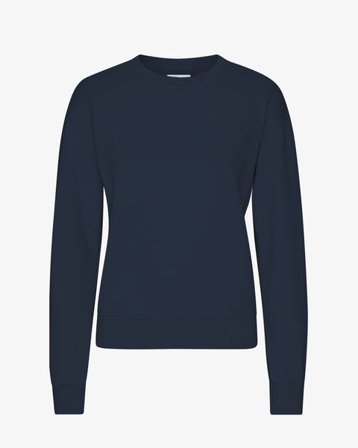 Women Classic Organic Crew - Navy Blue - Female - M