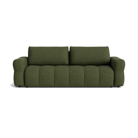 Taranto 3 personers sovesofa, opbevaring - Aragon Grøn - 248x105x90 - Sofa, sovesofa
