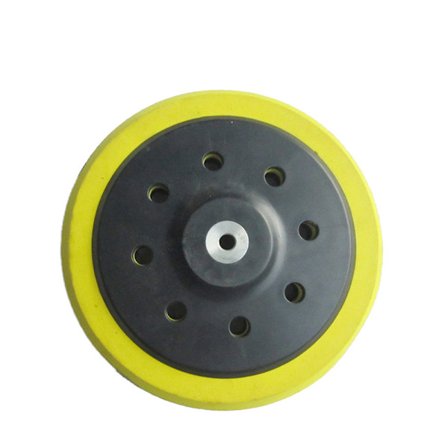 Set med 2 slipdynor 125 mm slippappar Slippapplatta med M14-gängstängning Slippapplatta Polering,Gul