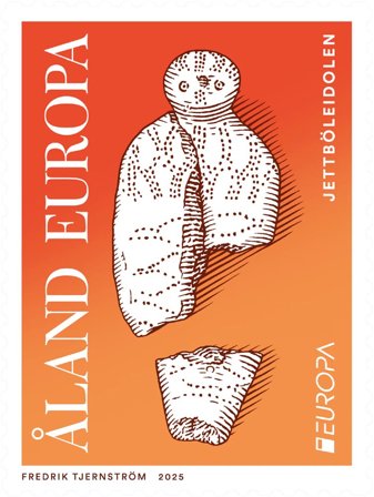 Åland - EUROPA 2025 Nationale arkæologiske opdag elser - Postfrisk frimærke
