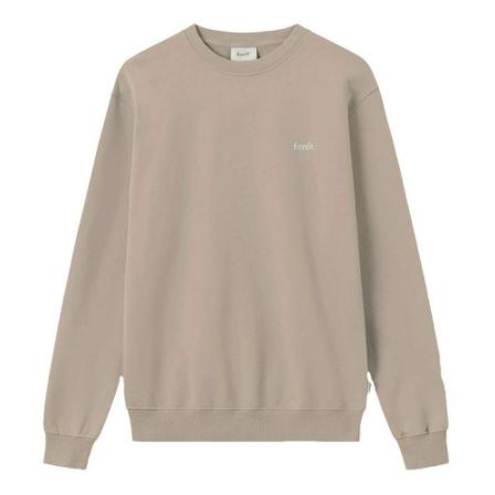 Forét, Ash sweatshirt clay Beige, Heren, Maat:S,Katoen