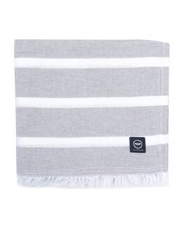 Sengeteppe Olivia resirkulert Lys grå