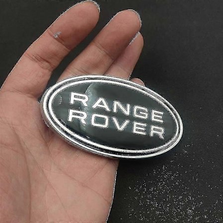 3D ABS Logo Range Rover Bogstaver Emblem Mærkat Bil Front Hjelm Badge til Range Rover Sport Evoque L322 L320 L406 P38 Tilbehør - S-Xin