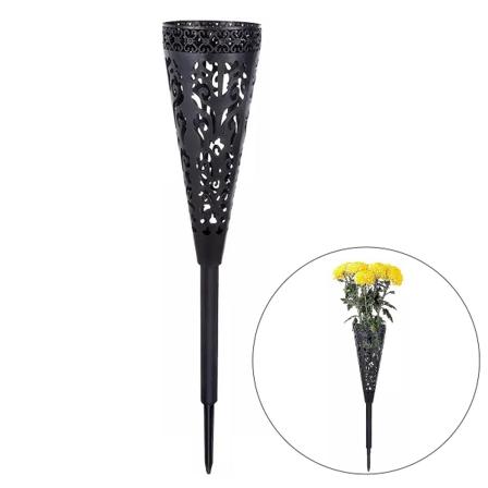 Blomsterholder Gårdsplass Hage Blomsterkurv Hul Blomsteroppsats Blomsterkurv 2stk