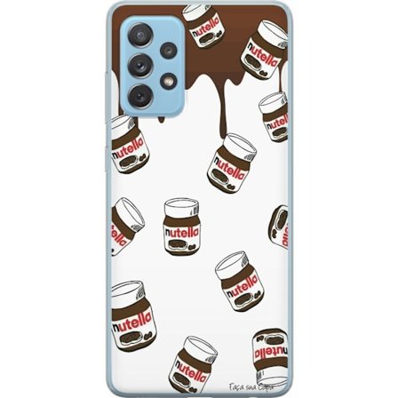Kompatibel Mobilcover til Samsung Galaxy A72 5G Nutella Kawaii Style Sød Dessert