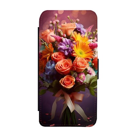 Blombukett Samsung Galaxy S22 Ultra Flip Mobilfodral