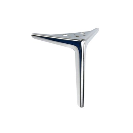 Metalliset sohvan jalat 19cm - Hopea