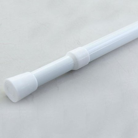 Pakke fjærspenningsgardinstang justerbar 28-43 tommer, diameter