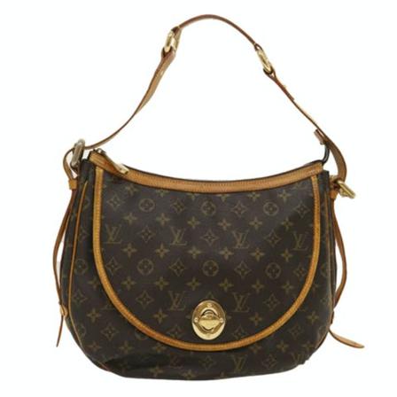 Louis Vuitton Vintage, Pre-owned Canvas Shoulder Bags Bruin, Dames, Maat:ONE Size
