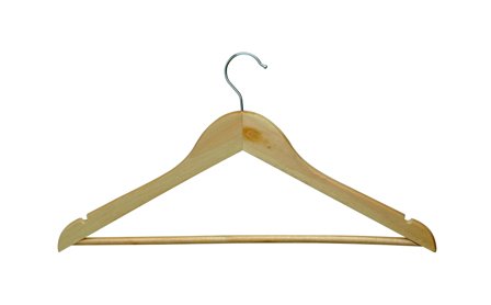 Maul Kleiderbügel Holz Maul ca. 45cm Variante: natur, [22]