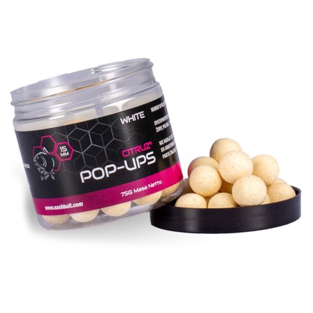 Nash Citruz Pop Ups - 15mm 75g White