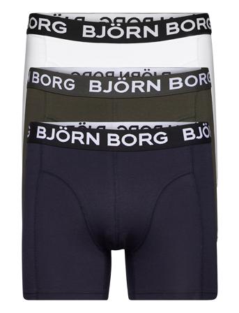 Shorts Sammy Solids Boksershorts Svart Björn Borg*Betinget Tilbud
