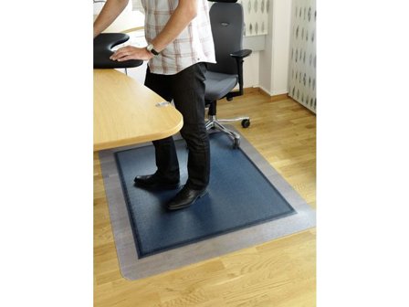 Matting Stolsunderlägg Yoga SOS 120x150cm transparent - Lyreco - Kontorsmöbler och inredning > Arbetsplatsmattor och ståmattor > Arbetsplats-och 